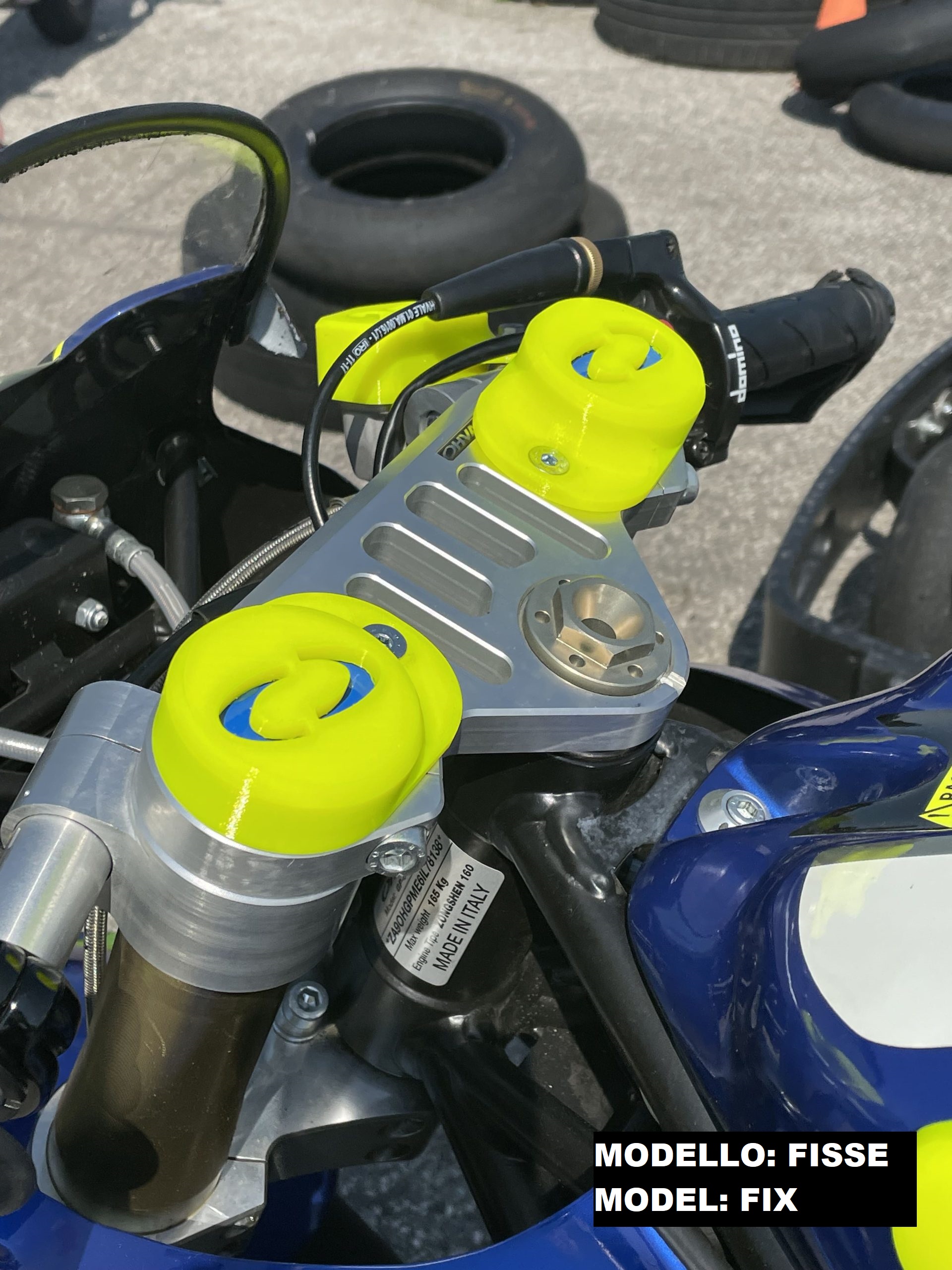 Protezioni tappi forcella per minigp
