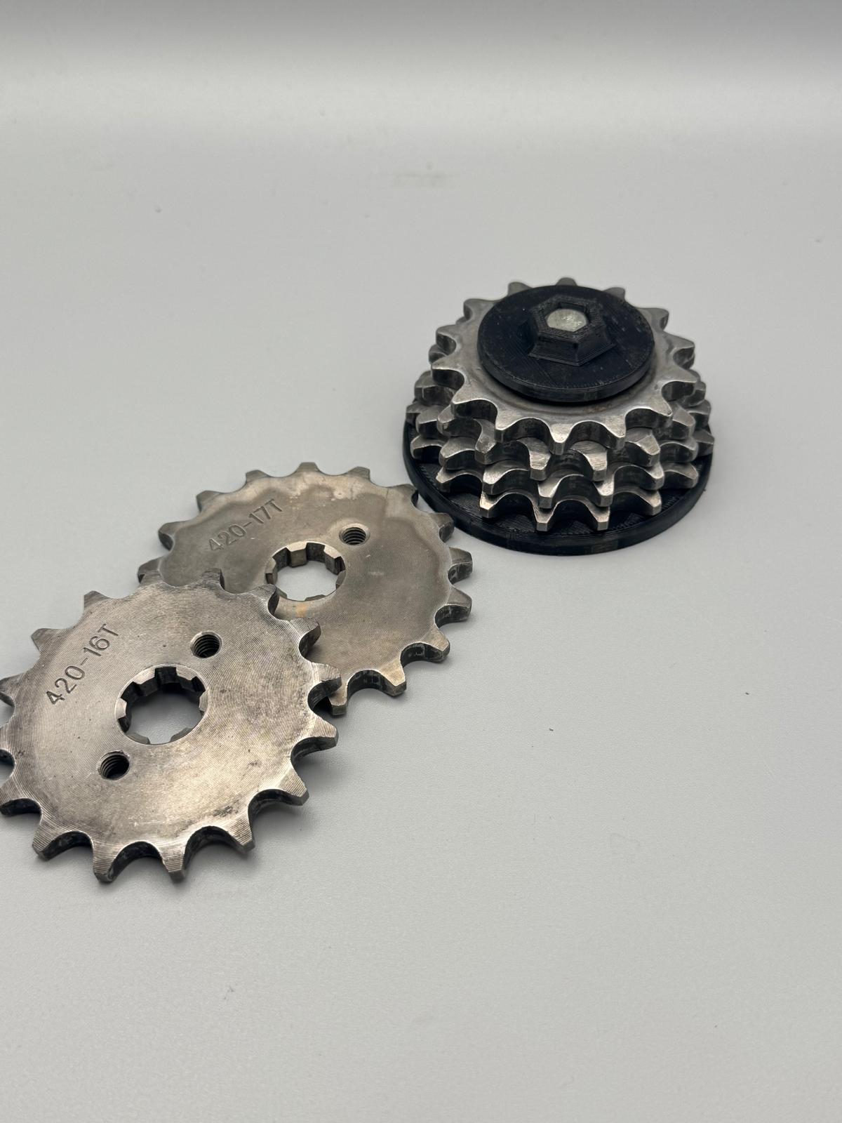Porta corone e pignoni Minigp e Pitbike
