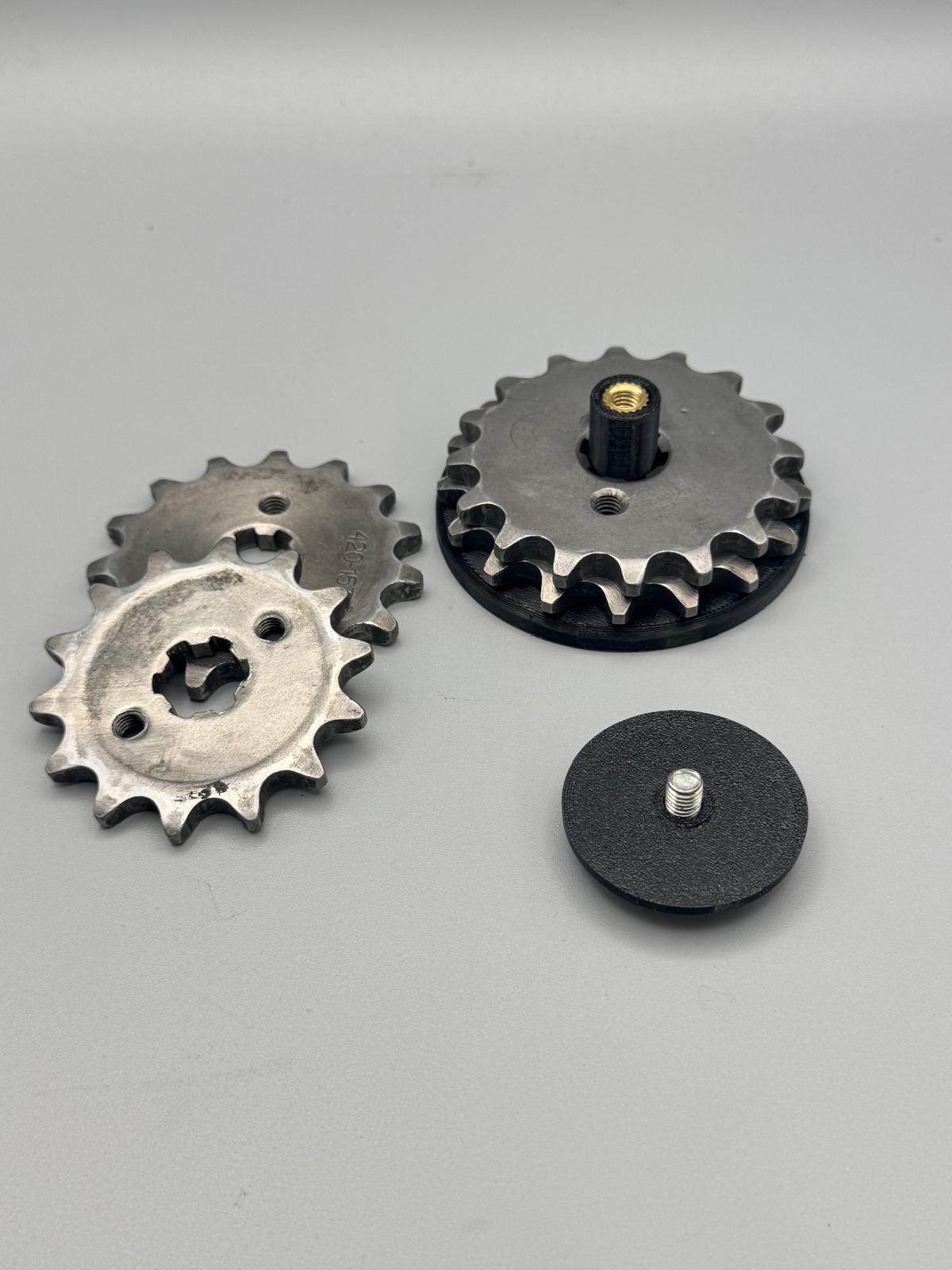 Porta corone e pignoni Minigp e Pitbike